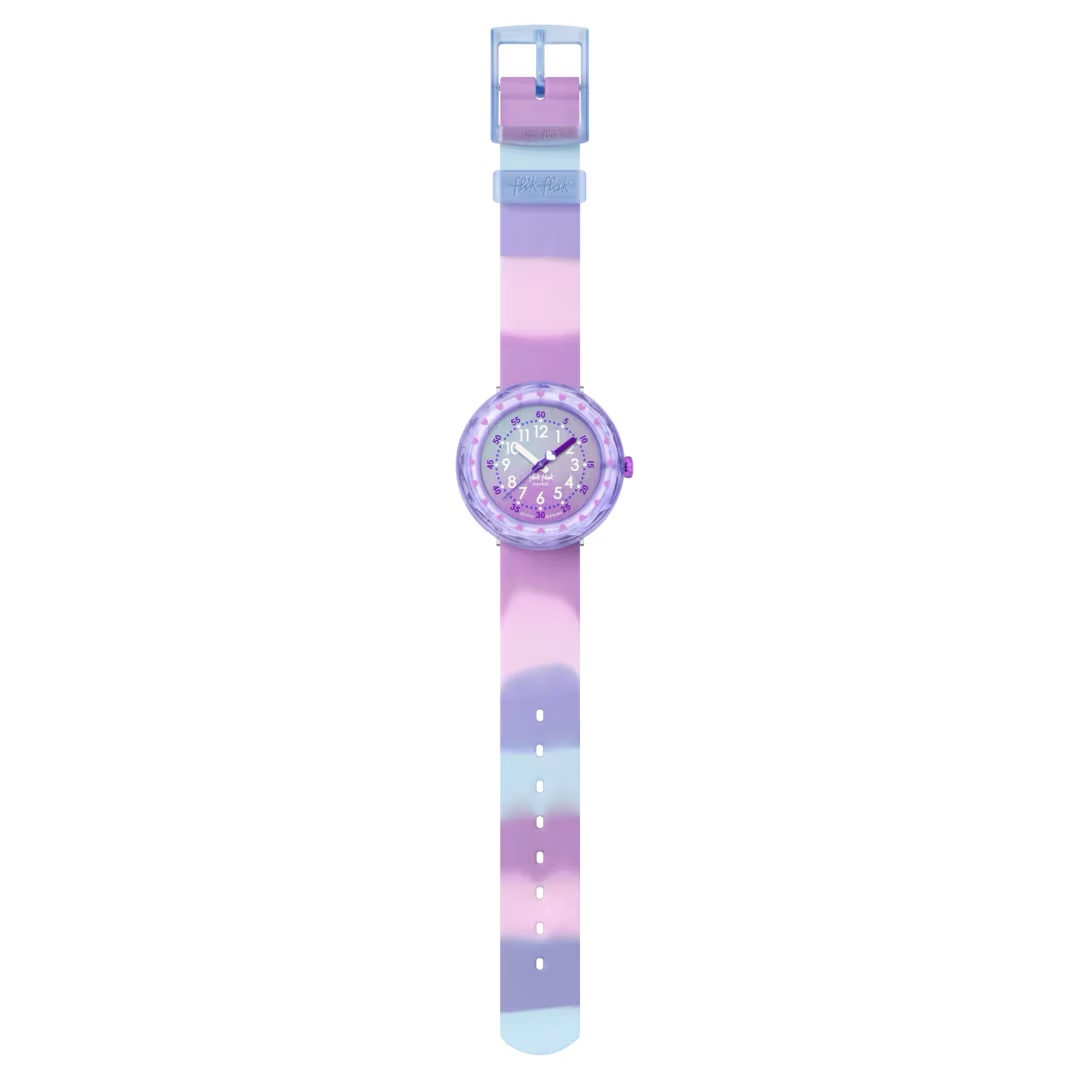 Flik Flak Kinderuhr Fuze in Purple - Lila Flieder Farbverlauf Flik Flak Kinderuhr Fuze in Purple - Lila Flieder Farbverlauf