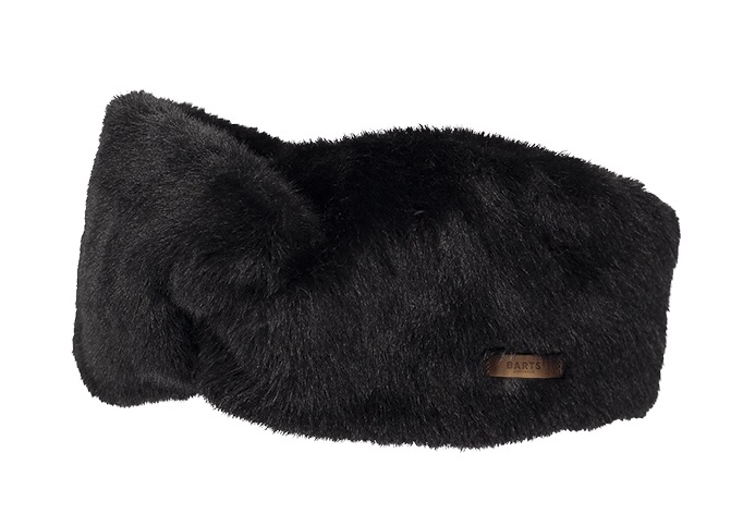 Barts Breanne Stirnband Kunstfell in Black - One Size