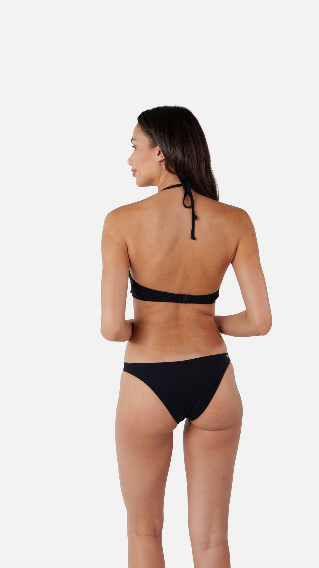 Barts Bikini Top - Solid Halter in Schwarz