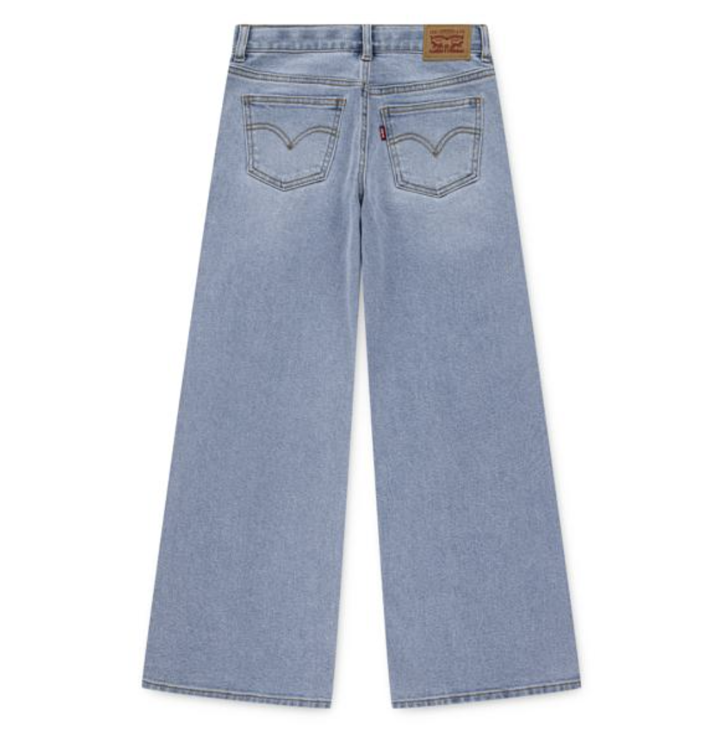 Levis Girls High Rise Baggy Jeans - THIS AND THAT W/O DESTRUCTION in washed Hellblau