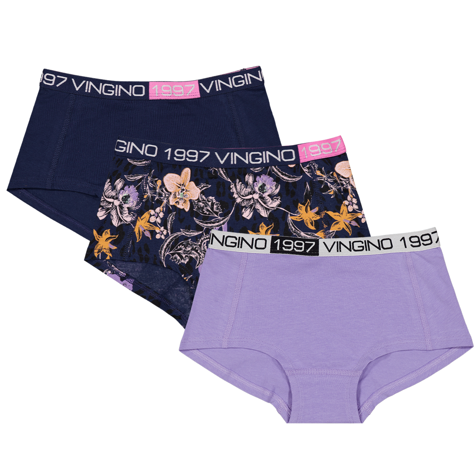 Vingino Girls Unterhosen - FLOWER in Dark Blue
