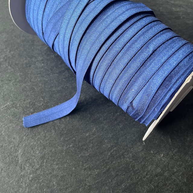 Wowzers Bastelbedarf elastischen Satin Band in Navy Blau - 1 Meter 
