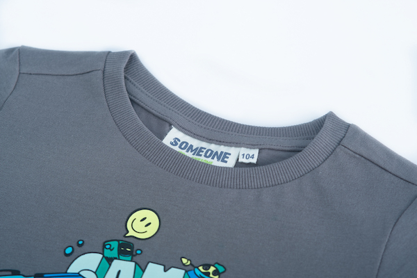 Someone Grafit kurzarm T-Shirt in Grau - Game Over - SALE Someone Grafit kurzarm T-Shirt in Grau - Game Over - SALE