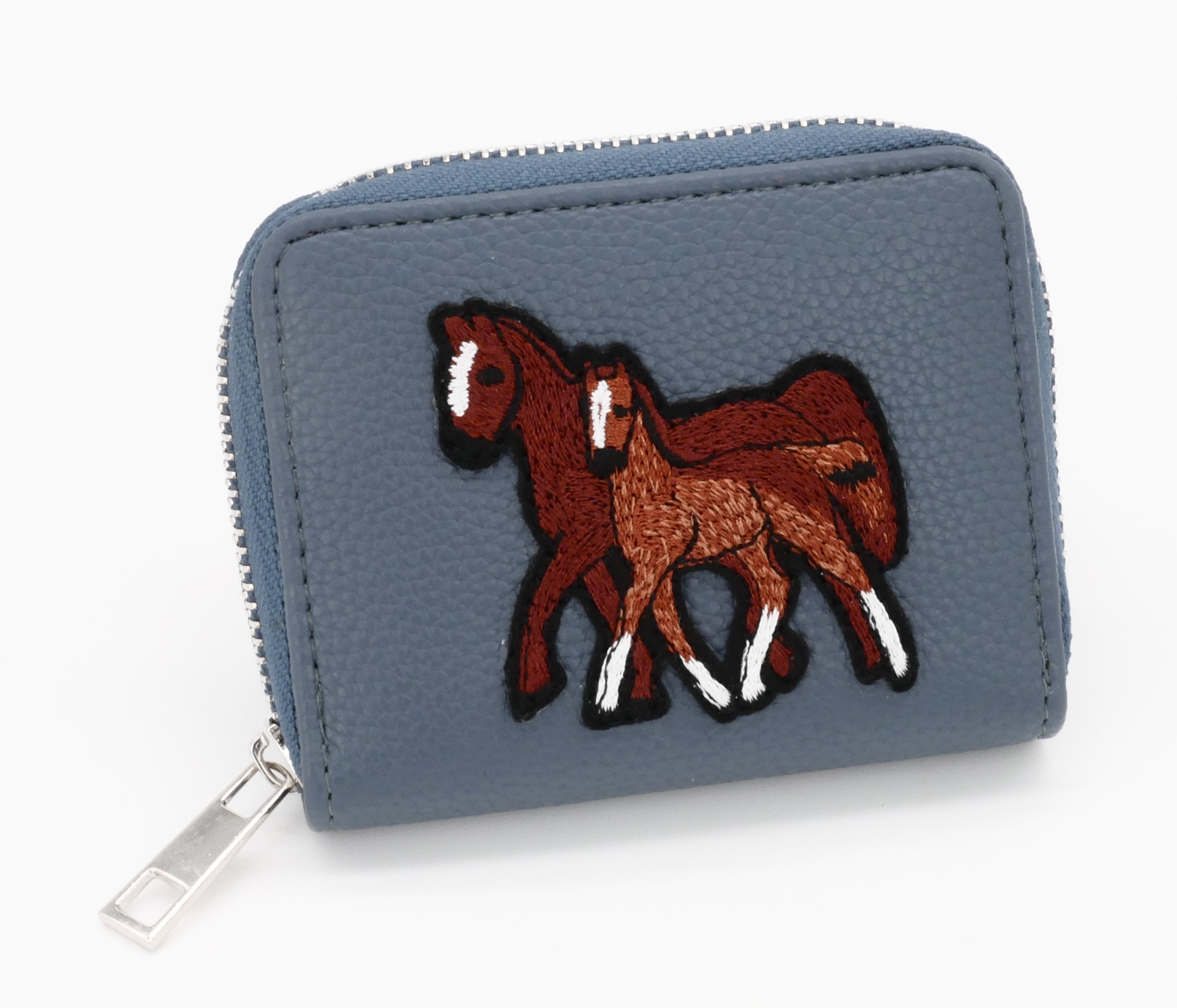 KisMe Kinder Geldbörse Pferd - Denim Blau
