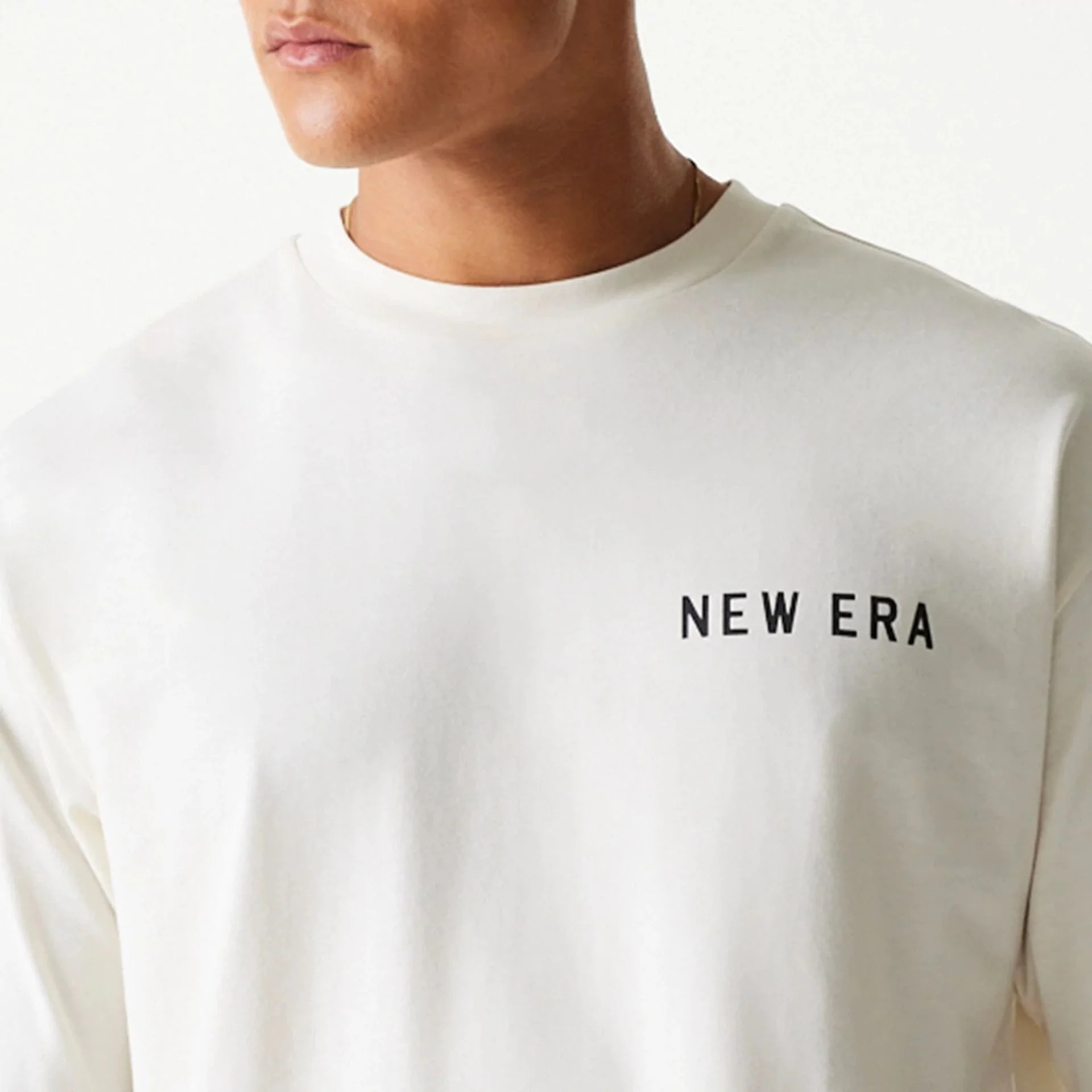 New Era Animal Graphic Oversized T-Shirt in Weiß mit Florida Alligator - SALE