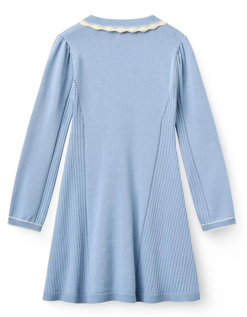 Copenhagen Colors Peplum Strickkleid in Endless Blau Copenhagen Colors Peplum Strickkleid in Endless Blau