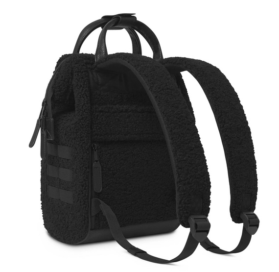 Cabaia Rucksack DHAKA Small mit Laptop-Fach - Teddy Schwarz