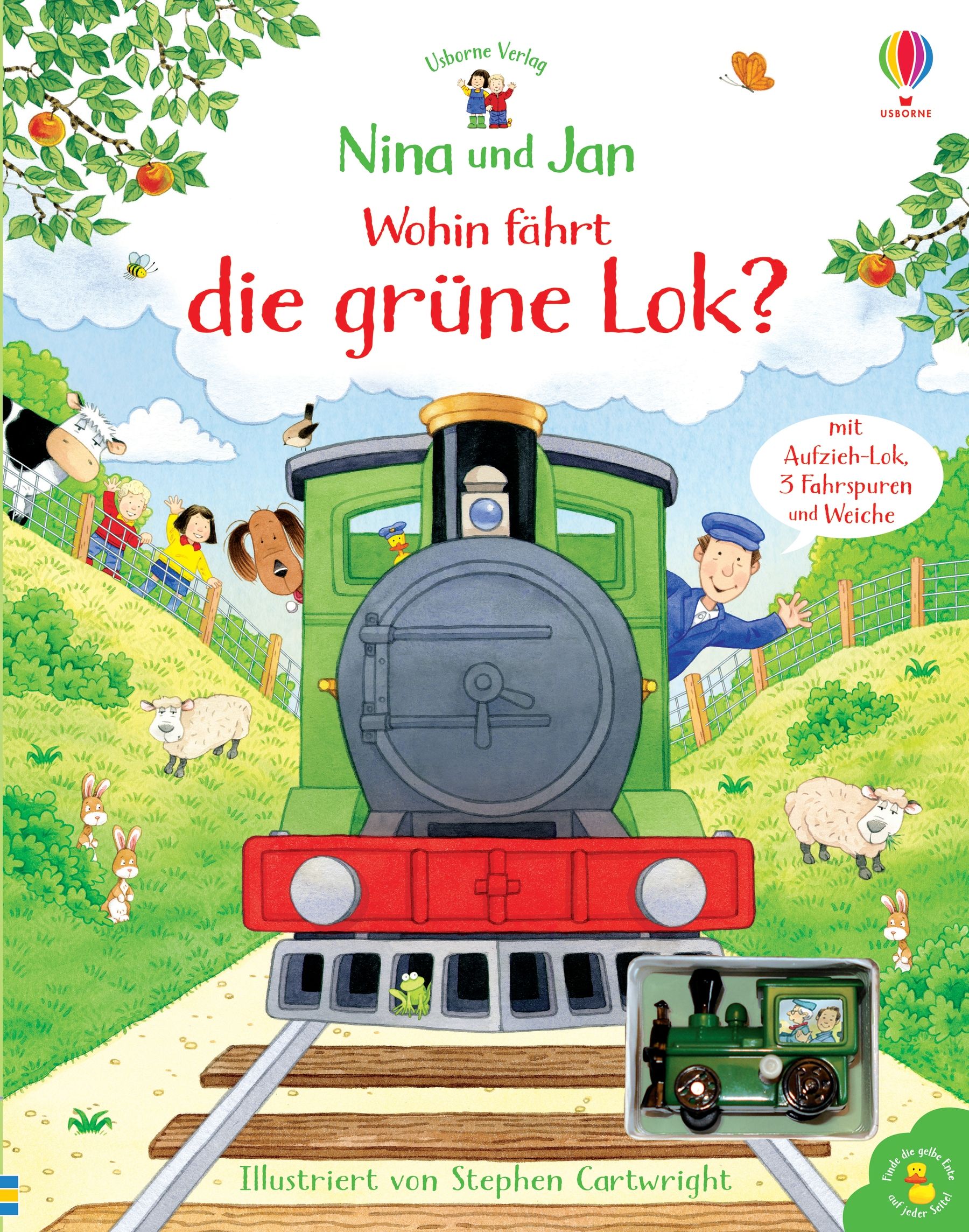 Wohin-fahrt-die-grune-lok Usborne Nina und Jan - Wohin fährt die grüne Lok?