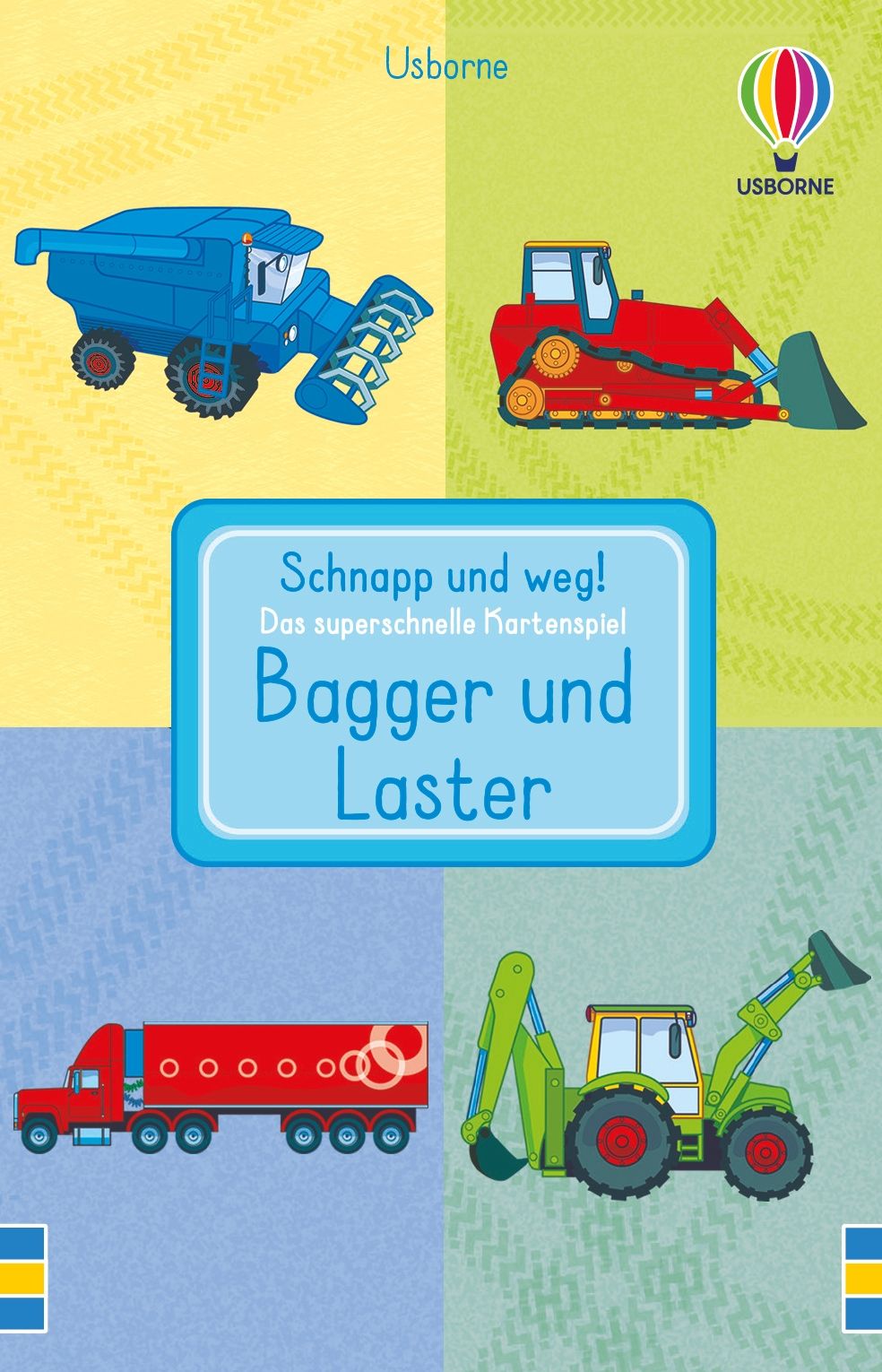 9781789415285_cover_image_1632537636 Usborne Schnapp und weg! Das superschnelle Kartenspiel: Bagger und Laster