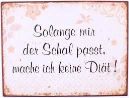 Schal-schild Lafinesse Metal Schild - Solang mir der Schal passt