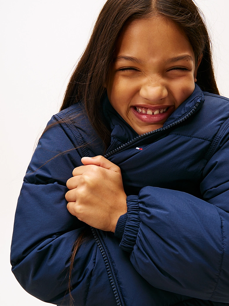 Tommy Hilfiger UNISEX Puffer-Jacke mit Flag-Logo hinten - SALE