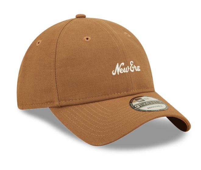 60358086_2 New Era Leinen Mini Logo New Era Yankees League Essential 9TWENTY Cap - Braun