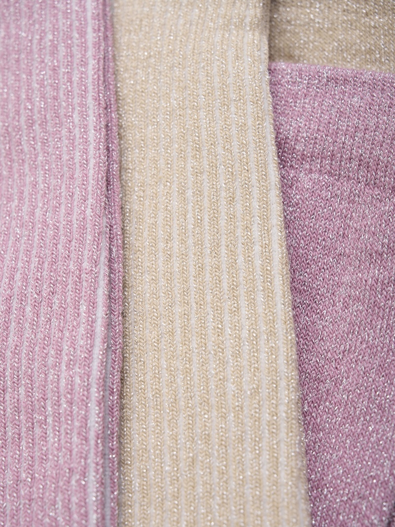 Minymo Strumpfhosen Pack von 2 mit Glitzer in Dusty Orchid und Gold Minymo Strumpfhosen Pack von 2 mit Glitzer in Dusty Orchid und Gold