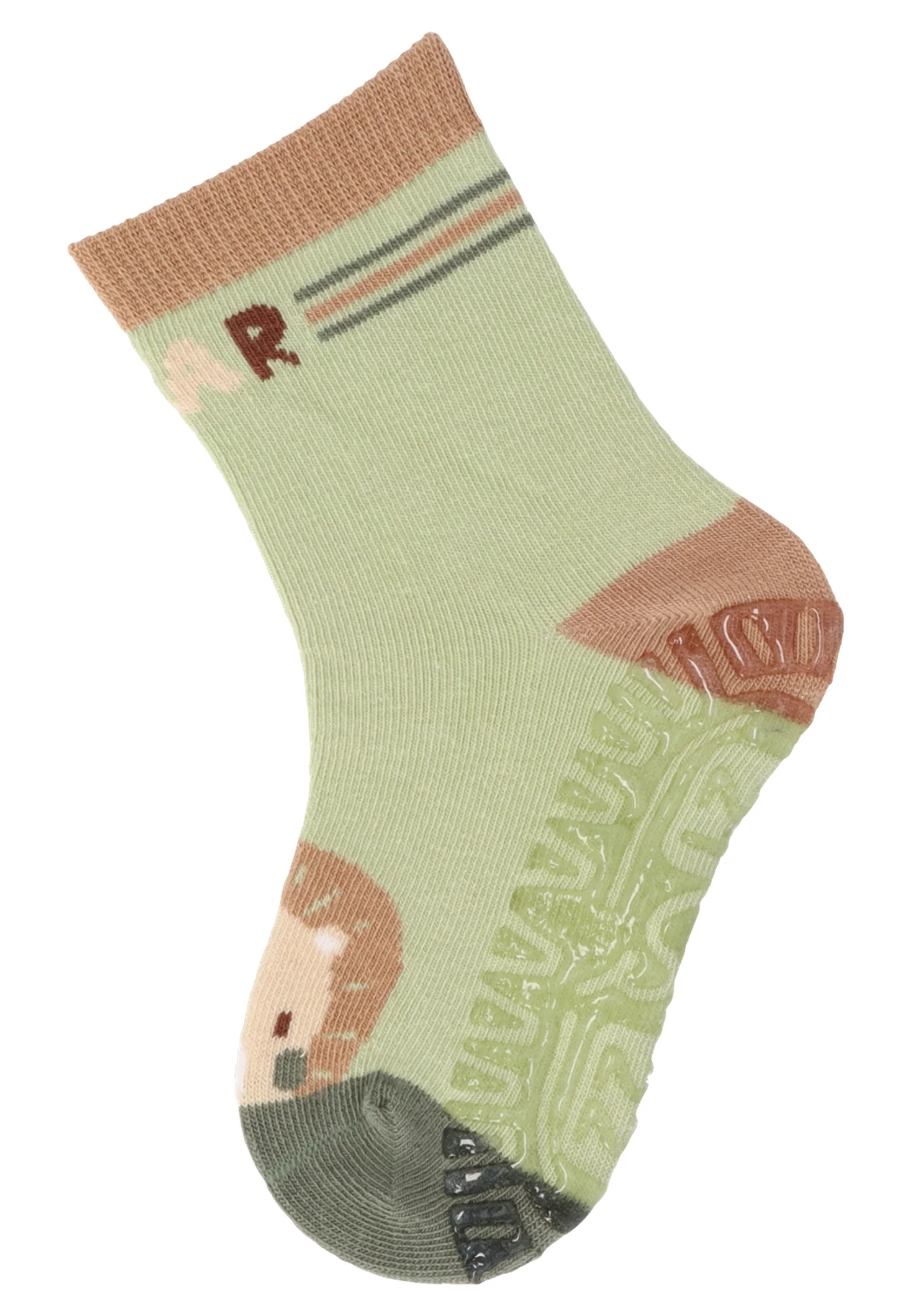 Sterntaler Fliesen Flitzer SUN Stoppersocken Löwe - Grün