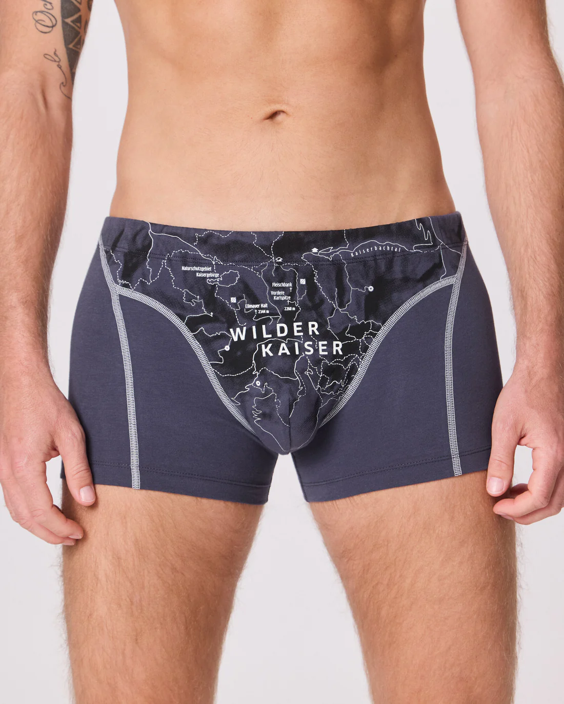 ESFE Alpine Bio-Wäsche Herren Boxer - Wilder Kaiser in Graphit Grau ESFE Alpine Bio-Wäsche Herren Boxer - Wilder Kaiser in Graphit Grau