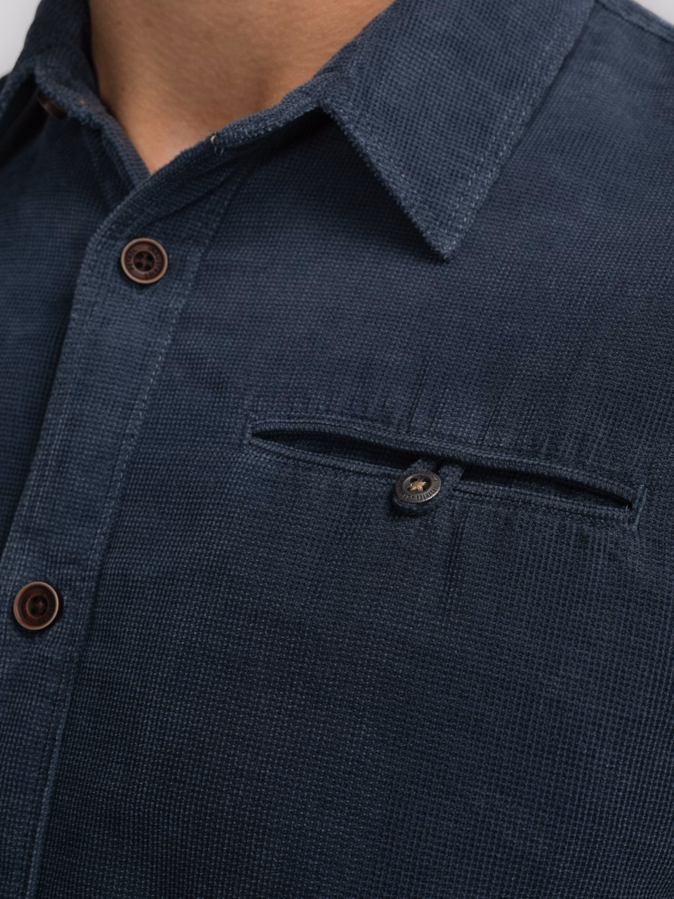 Petrol Industries Hemd in Midnight Blue - Mitternachtblau - SALE