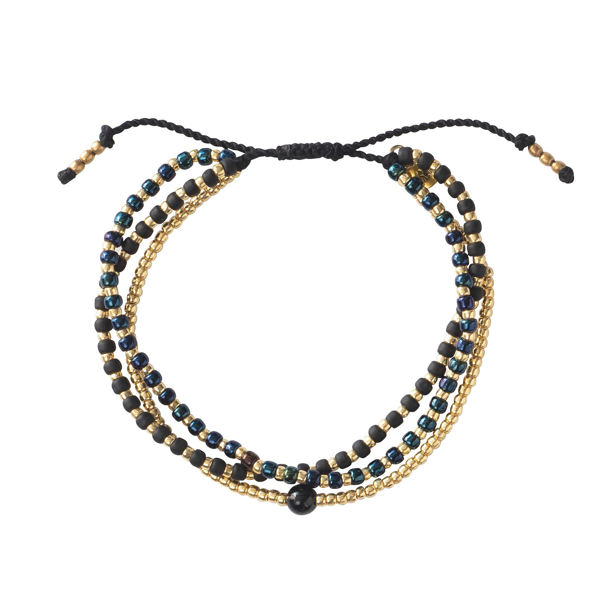 BL30214-Loyal-Black-Onyx-Gold-BraceletEN4BYJZFVicgg A Beautiful Story Loyal Schwarzer Onyx Gold Armband