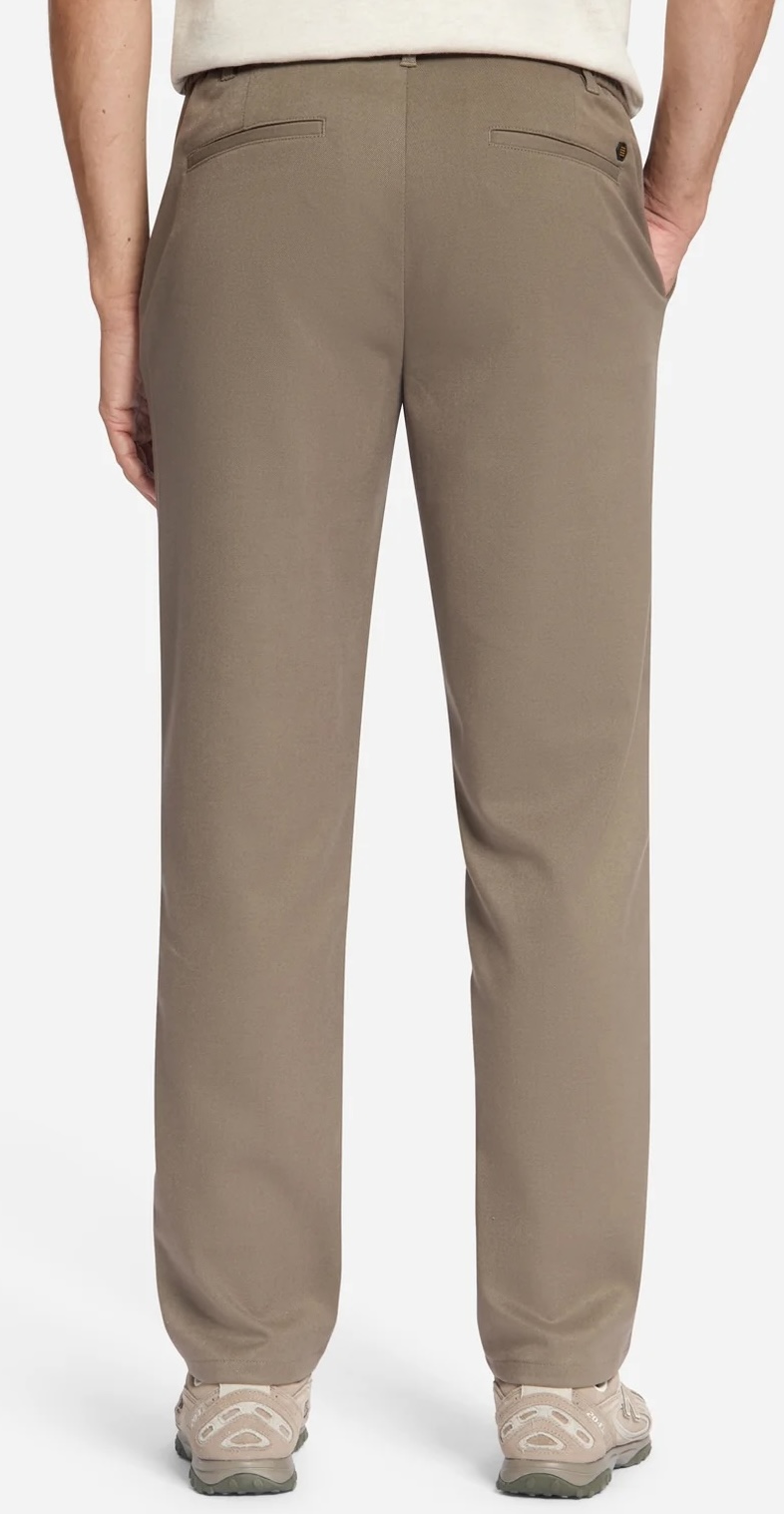 Herren Stretch Twill Chino Hose in Light Brown