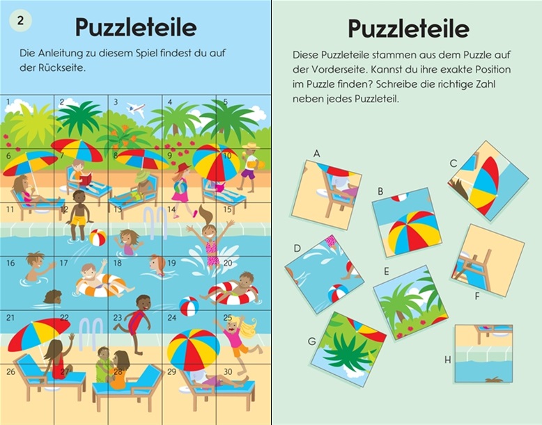 Usborne Bunte Spiele für lange Reisen