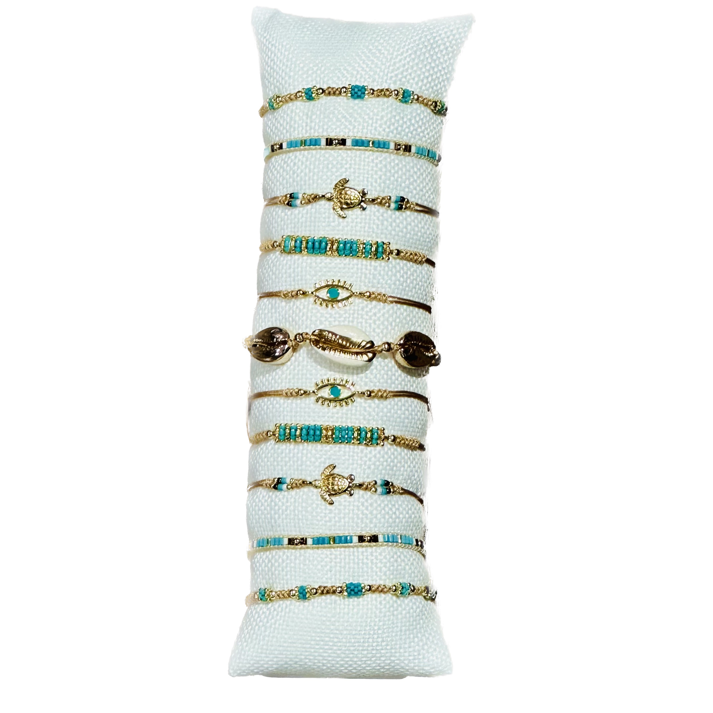 Salty Skin Armbänder - Beige & Türkis - Wählen Sie Ihr Design Salty Skin Armbänder - Beige & Türkis - Wählen Sie Ihr Design