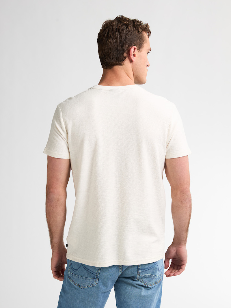 Petrol Industries Herren T-Shirt in Seashell Creme Weiß