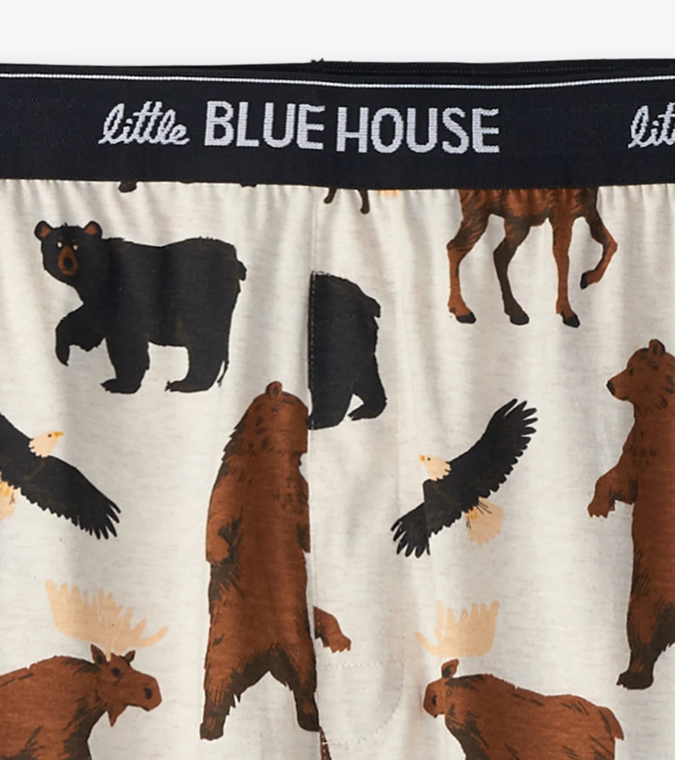 Little Blue House Herren Pyjama Hose - Wildlife - Wilde Tiere Little Blue House Herren Pyjama Hose - Wildlife - Wilde Tiere