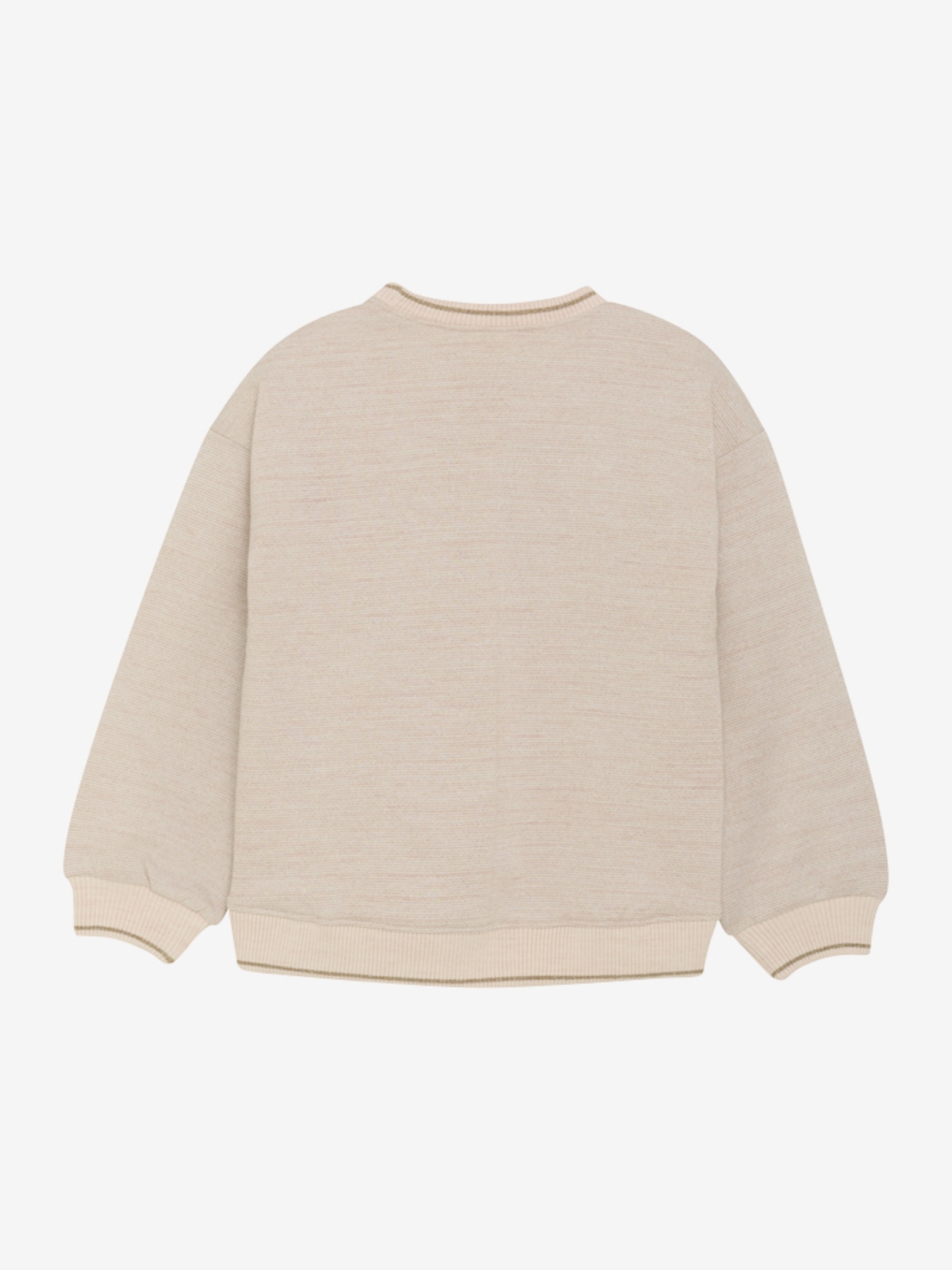 Minymo Sweatshirt mit dezenten Glitzerstreifen in zartem Rosé (Sepia Rose)