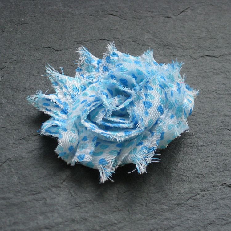 Wowzers Blütenclips - Shabby Chic Clips für Haare & Kleidung - Herzen