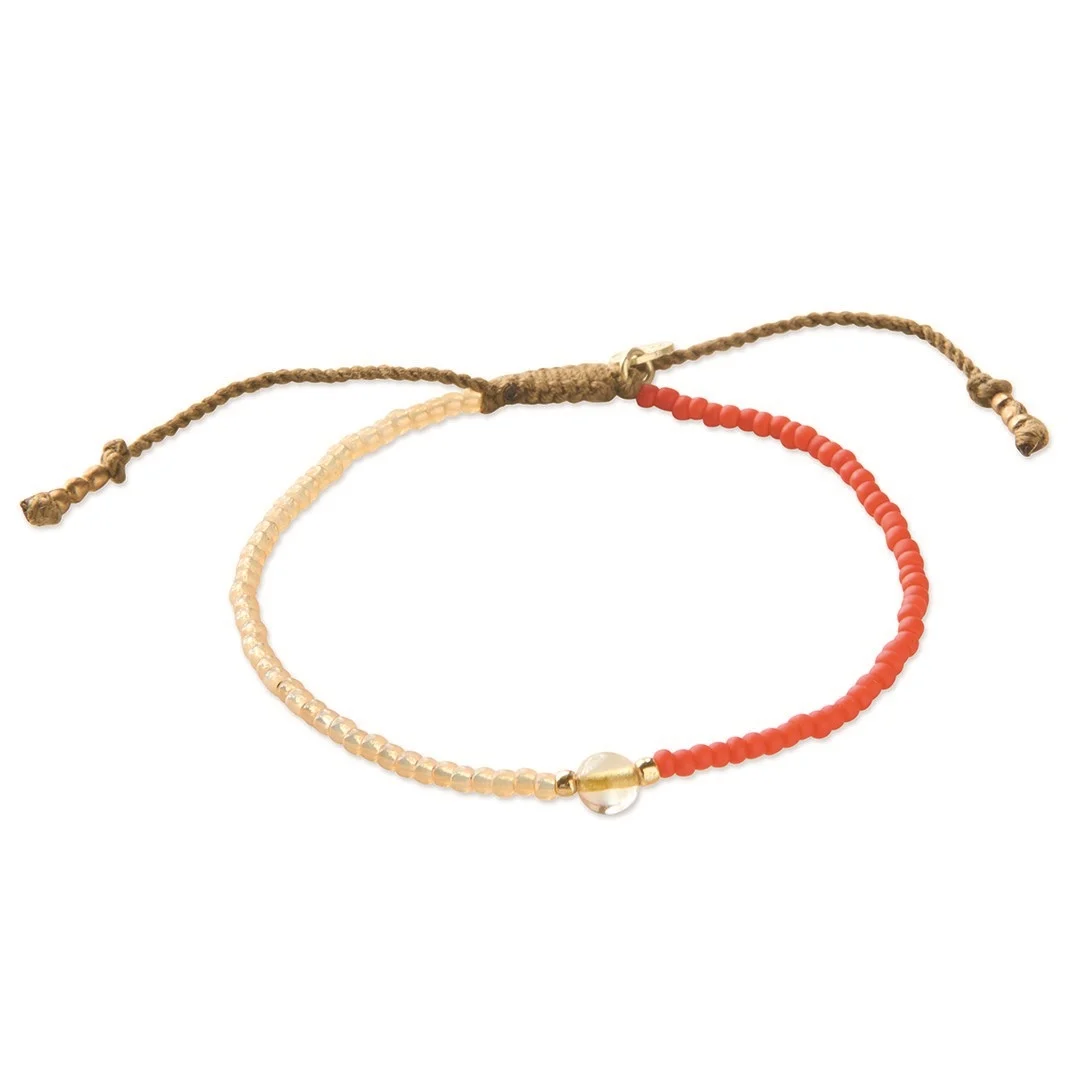 A Beautiful Story Pleasure Citrin Karneol Armband