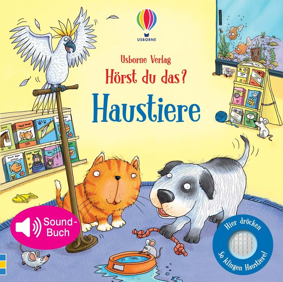 Usborne Hörst du das? Haustiere