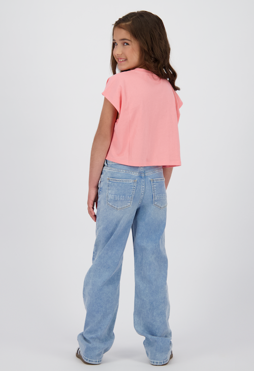 Vingino Jeans Carly - Wide Leg in Light Indigo