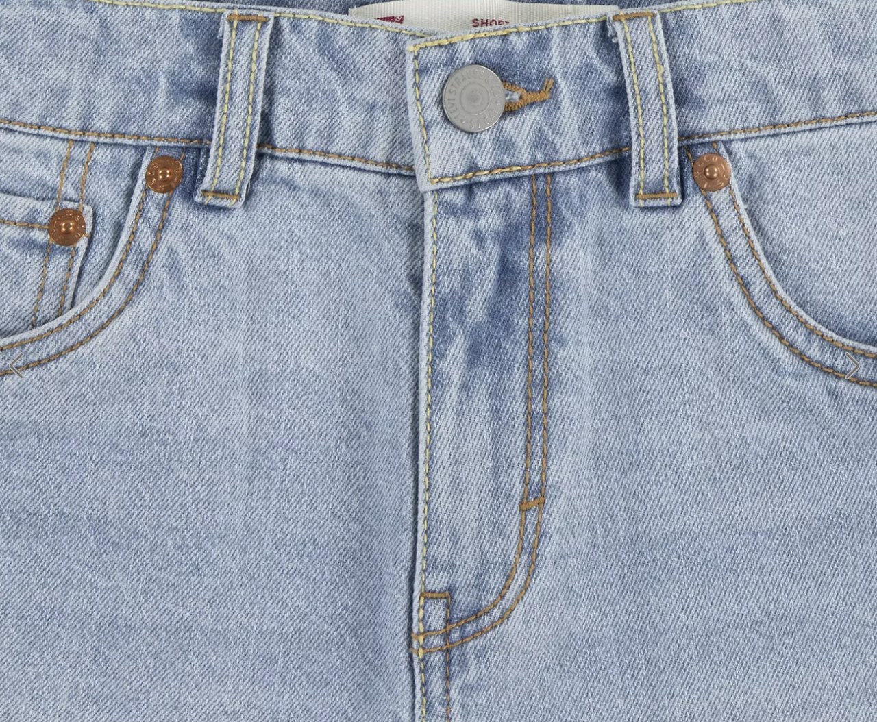 Levis Jeans Short Girlfriend A-Line - Desert Sky