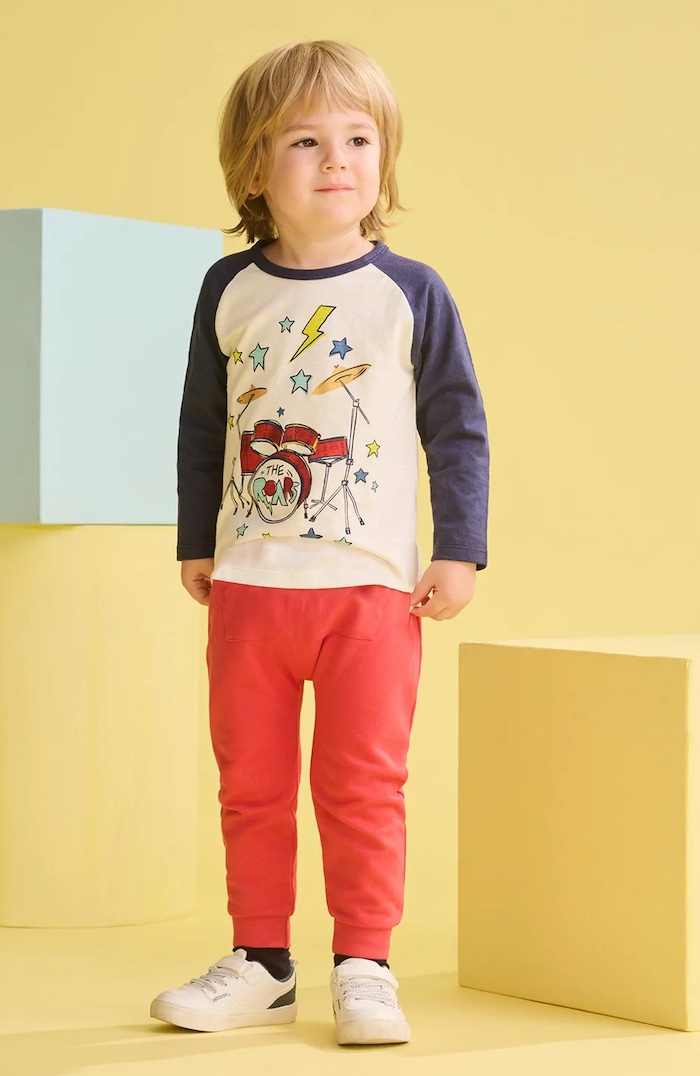 Hatley Langarm Raglan Shirt Drum Kit - Trommel Band - SALE Hatley Langarm Raglan Shirt Drum Kit - Trommel Band - SALE
