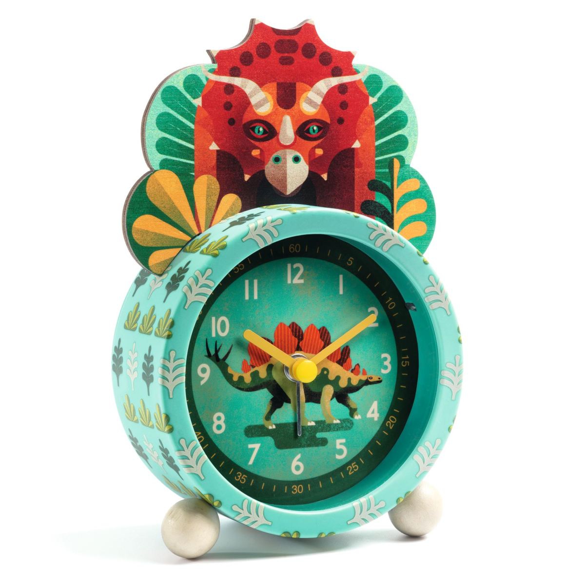 DD00404-Wecker-Dinosaurier-1-1 Djeco Kinder Wecker Uhr - Dinosaurier