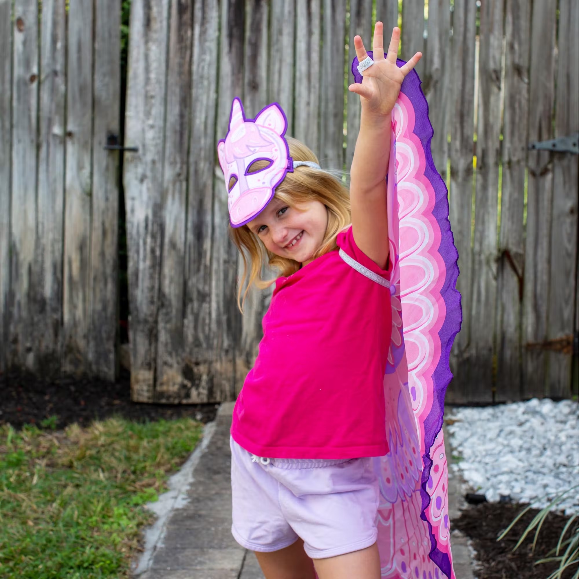 1013047-47d618fd1abab4 Dreamy Dress-Ups UNICORN PINK - Flügel & Maske