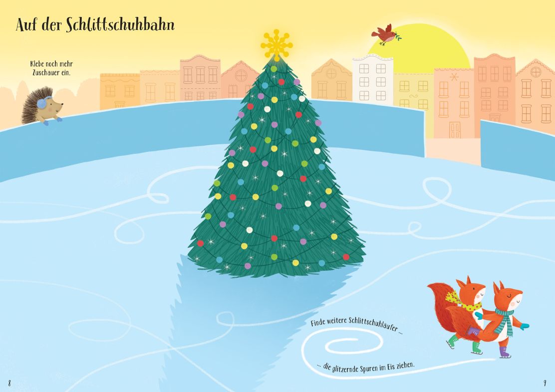 Usborne Meine glitzernde Stickerwelt: Winterzauber Usborne Meine glitzernde Stickerwelt: Winterzauber
