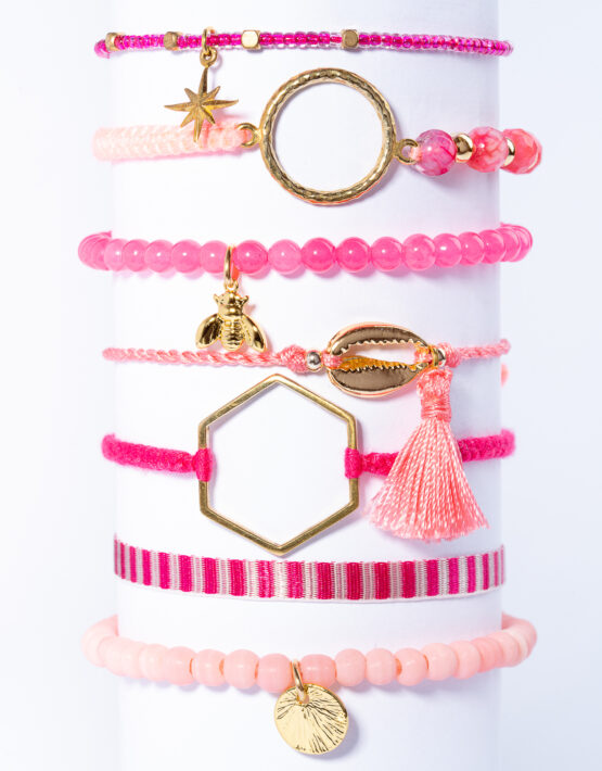 Lumisha ´Dora Armbänder - Verstellbar - Pink