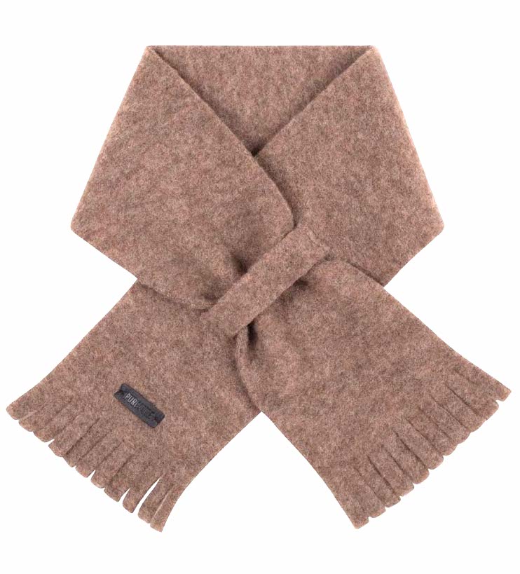 PURE PURE Baby Merinowolle Fleece Schal in Moon Rock Beige