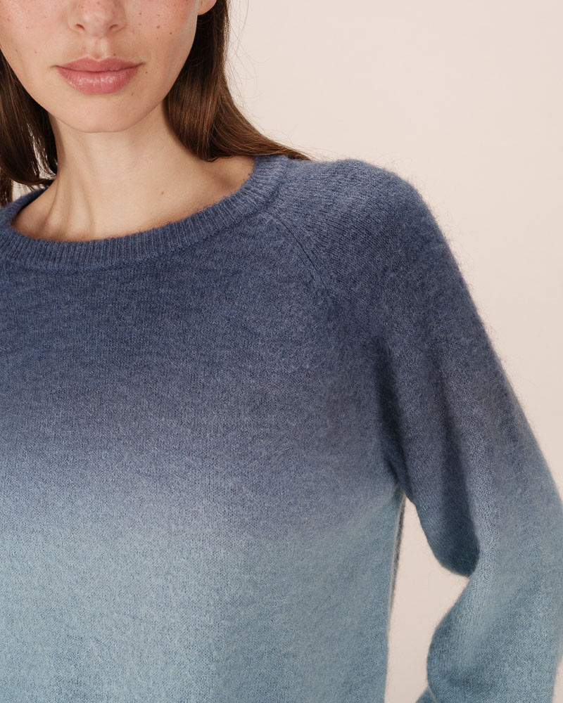 Grace & Mila Sacramento Strickpulli Gradient Farbverlauf in Blau - SALE
