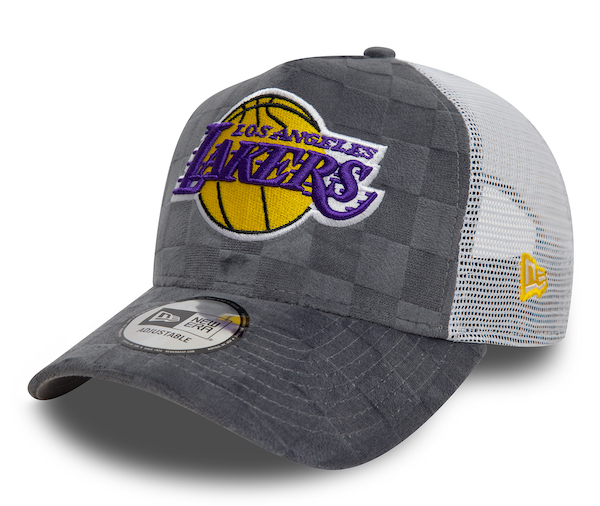 New Era Tonal Check Trucker Cap in Grau - LA Lakers New Era Tonal Check Trucker Cap in Grau - LA Lakers