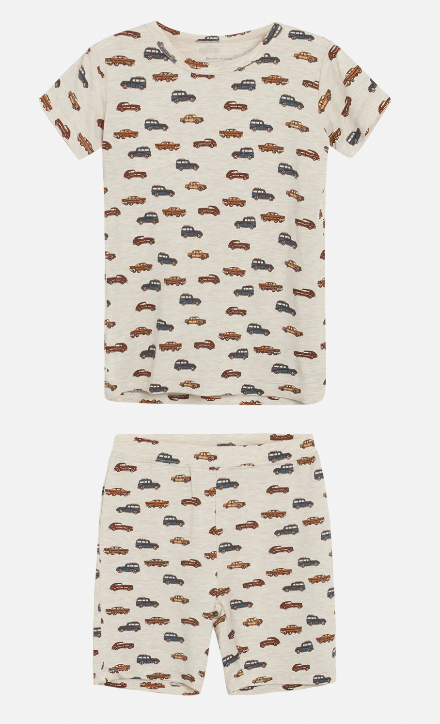 48976-kids-bamboo-fun-pyjamas Hust & Claire Kurze Bambus Viskose Pyjama - Autos