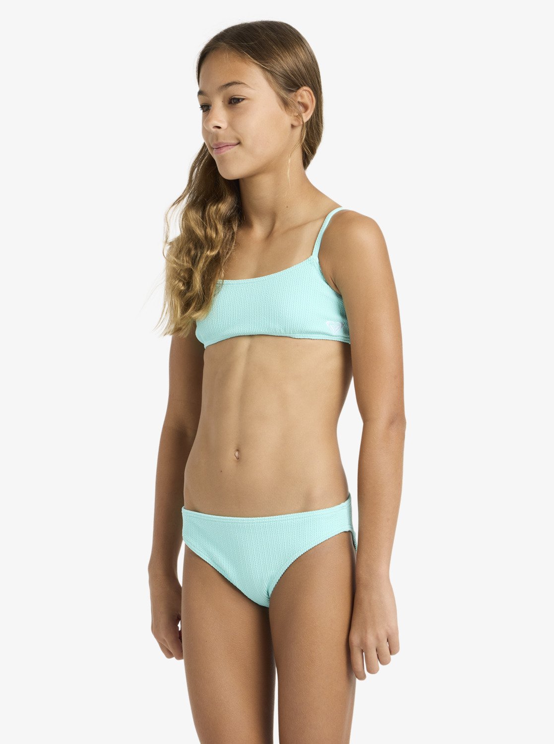 Roxy Aruba Crinkle Bikini in Aqua Splash Türkis Roxy Aruba Crinkle Bikini in Aqua Splash Türkis
