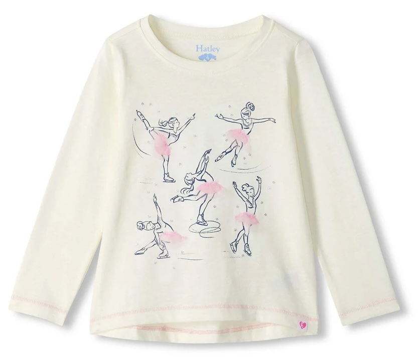 Hatley Kids Langarm T-Shirt Figure Skaters - Eiskunstläufer Hatley Kids Langarm T-Shirt Figure Skaters - Eiskunstläufer