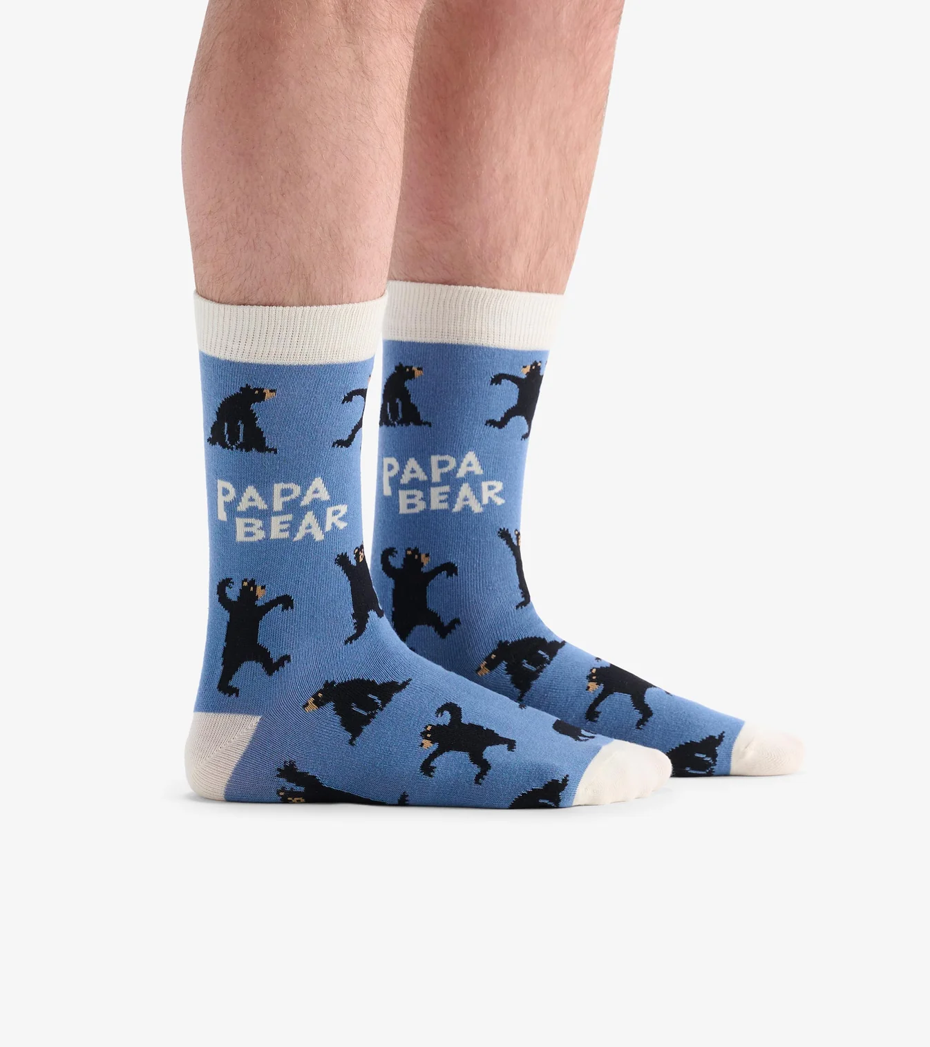 Little Blue House Herrensocken in Blau - Papa Bear Socks Little Blue House Herrensocken in Blau - Papa Bear Socks