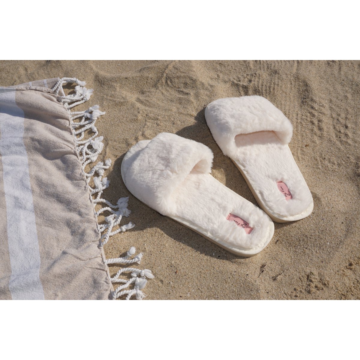Slipper Weiß Size: 42/43