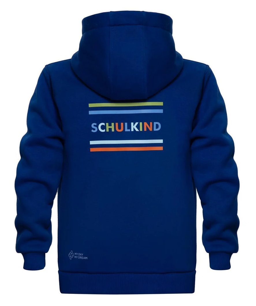 My Day My Dream Schulkind Hoodie in Royal Blau 