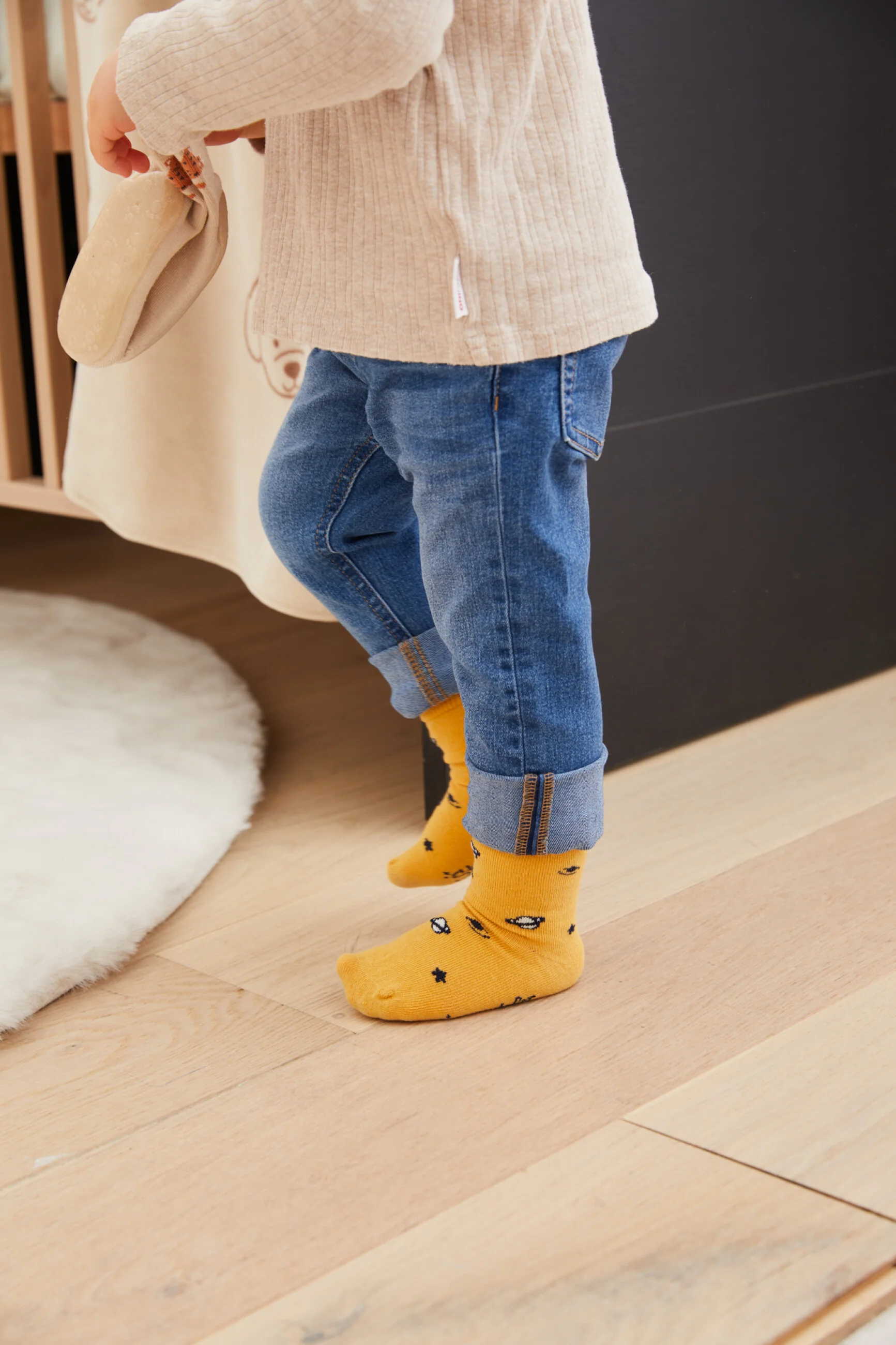 Sterntaler Fliesen Flitzer Stoppersocken Set in Beige - 2 Paar - Tiger & Tatzen Sterntaler Fliesen Flitzer Stoppersocken Set in Beige - 2 Paar - Tiger & Tatzen