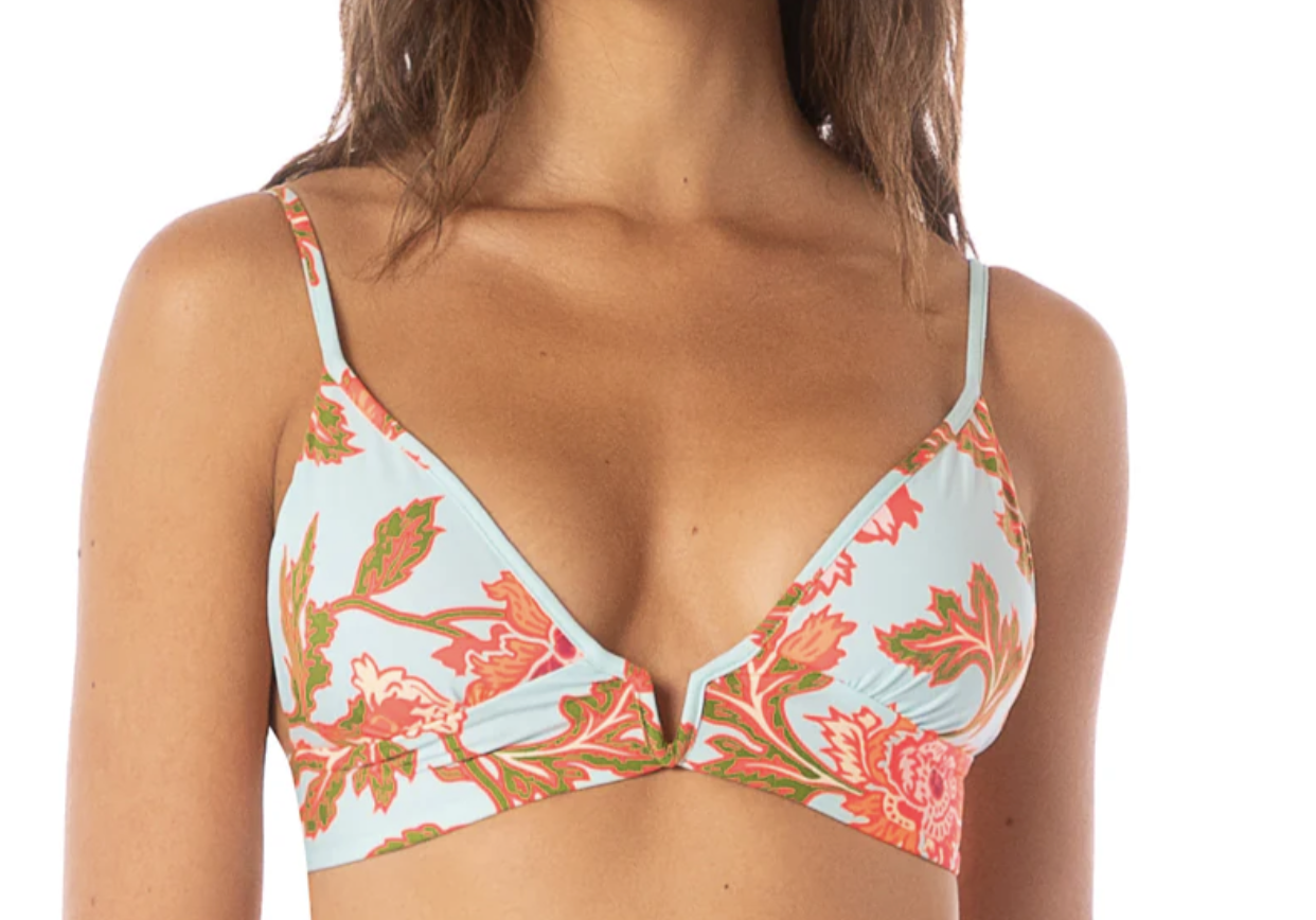 Maaji Damen Wendebikini - Triangle Bikinioberteil - Blumen - SALE Maaji Damen Wendebikini - Triangle Bikinioberteil - Blumen - SALE