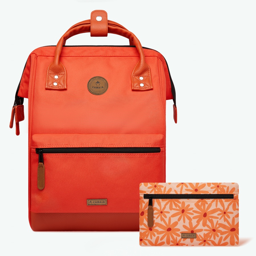 Cabaia Rucksack ALICANTE Medium mit Laptop-Fach - Orange - SALE