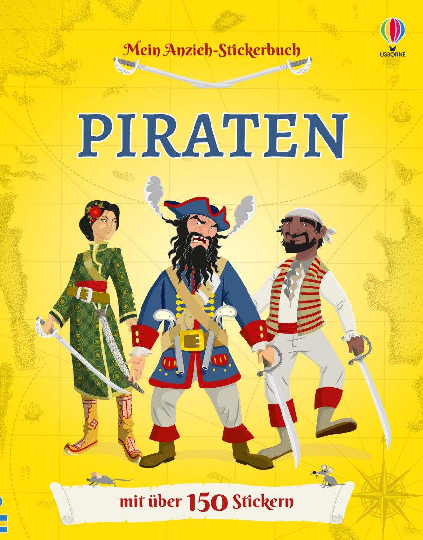 Usborne Mein Anzieh-Stickerbuch: Piraten